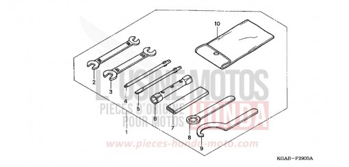 OUTILS CG125ES4 de 2004